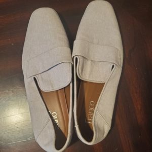 Franco Sarto L Dellis Canvas Upper Loafer Slip On Shoe 8.5